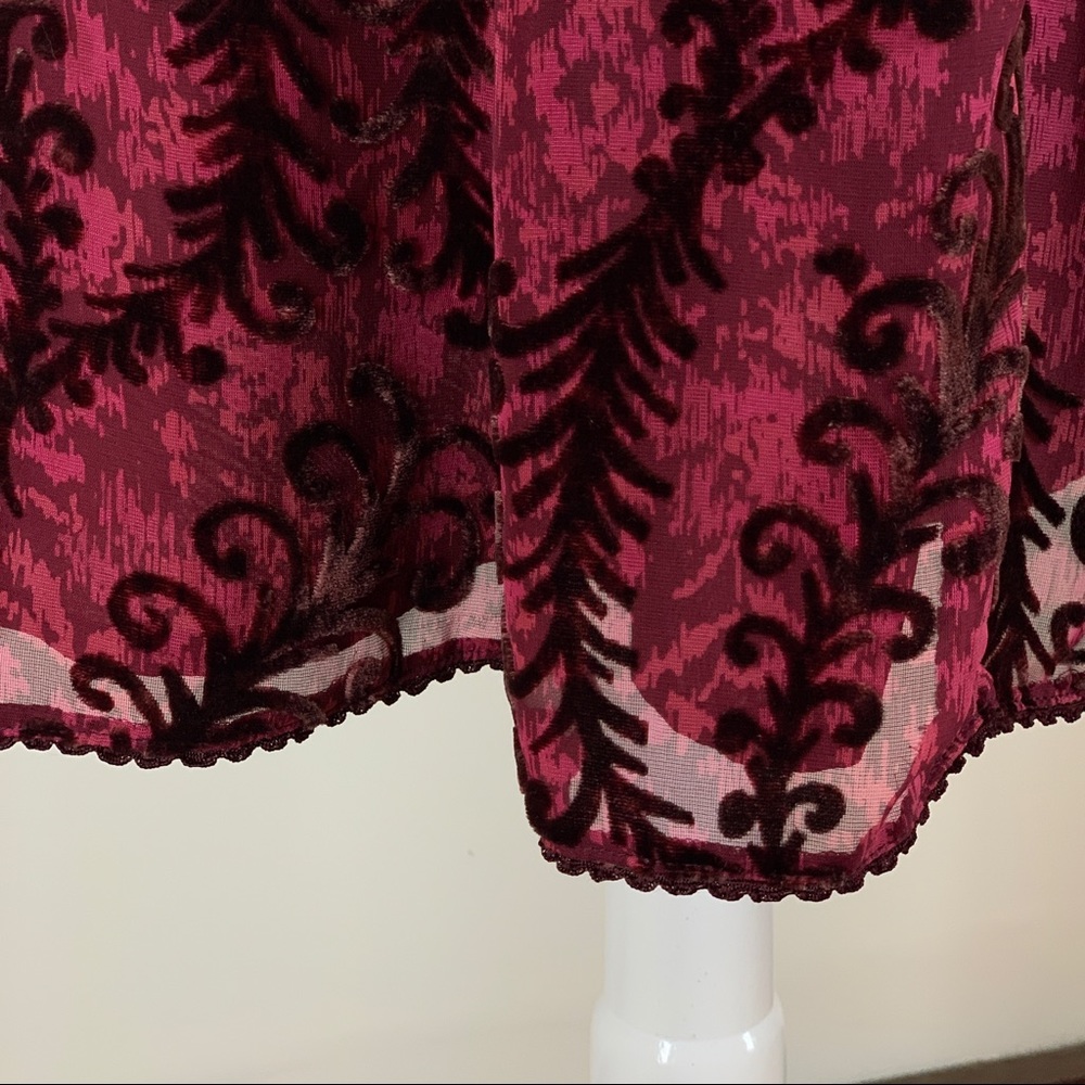 Nanette Lepore Printed Velvet Dress - Picture 5 of 8